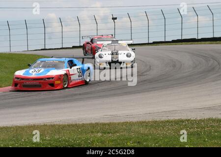 Mid-Ohio Raceway, 2. Kurve Stockfoto