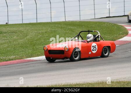 Mid-Ohio Raceway, 2. Kurve Stockfoto