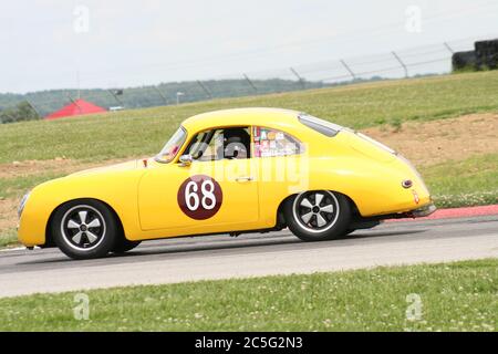 Mid-Ohio Raceway, 2. Kurve Stockfoto