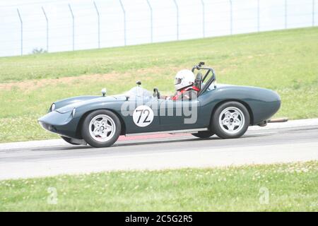 Mid-Ohio Raceway, 2. Kurve Stockfoto