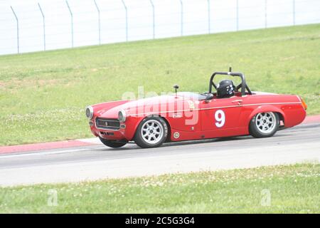 Mid-Ohio Raceway, 2. Kurve Stockfoto