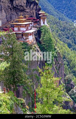 Paro Takstang (Kloster Des Tigernests) Stockfoto