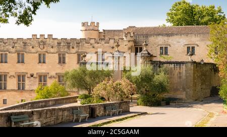 Avignon, das « palais des papes », ein wunderschönes Denkmal im Süden Frankreichs Stockfoto