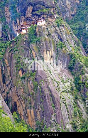 Paro Takstang (Kloster Des Tigernests) Stockfoto