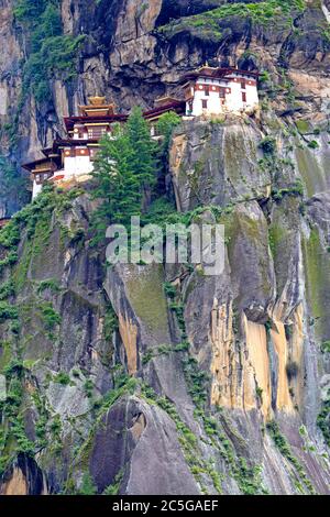 Paro Takstang (Kloster Des Tigernests) Stockfoto