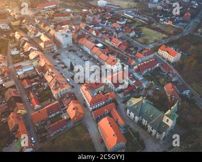 Panorama von Toszek. Toszek, Opole, Polen. Stockfoto