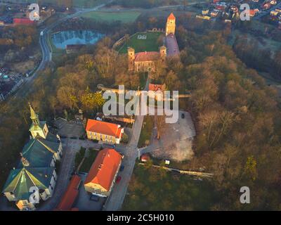 Panorama von Toszek. Toszek, Opole, Polen. Stockfoto