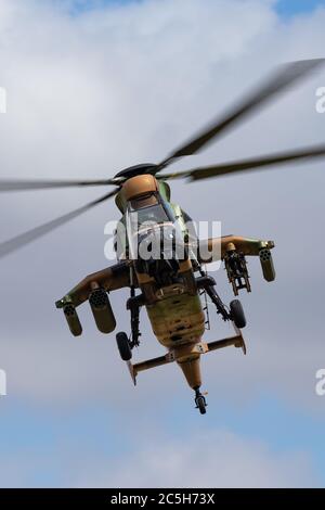 Australian Army Eurocopter Tiger ARH bewaffneter Aufklärungshubschrauber. Stockfoto