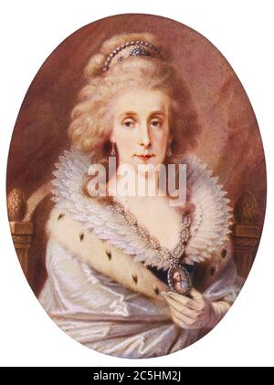 MARIA THERESIA (1717-1780) letzte aus dem Hause Habsburg Stockfoto