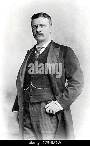 THEODORE ROOSEVELT (1858-1919) Teddy Roosevelt. 26. Präsident der Vereinigten Staaten. Stockfoto