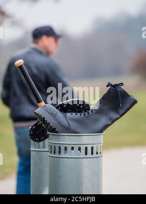 Symbolisches Foto für 'Verlassen der rechtsradikalen Szene' Stockfoto