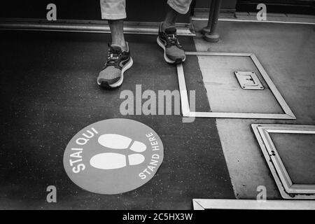 Italien, Region Lombardia, Mailand, Coronavirus Zeiten Stockfoto