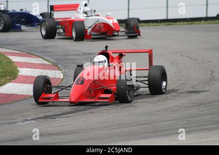 Mid-Ohio Raceway, 2. Kurve. Stockfoto