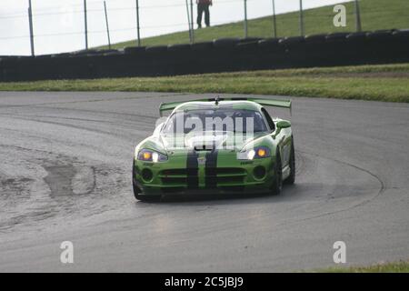 Mid-Ohio Raceway, 2. Kurve. Stockfoto