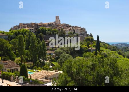 Saint-Paul-de-Vence, Provence-Alpes-Cote d'Azur, Frankreich, Europa Stockfoto