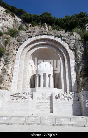 Monument aux Morts, Nizza, Provence-Alpes-Cote d'Azur, Frankreich, Europa Stockfoto