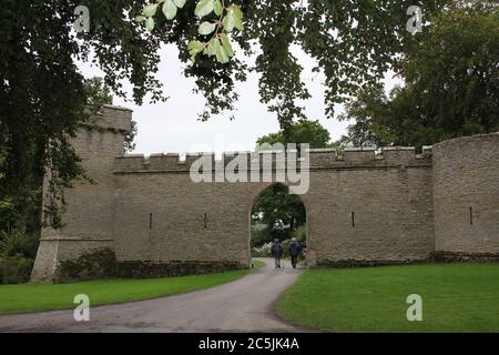 Croft Castle und Parkland in Croft, England Stockfoto