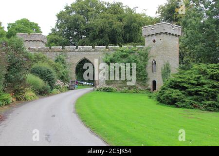 Croft Castle und Parkland in Croft, England Stockfoto