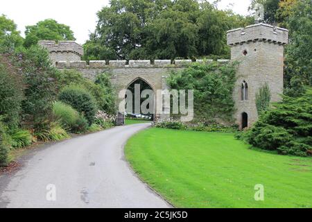 Croft Castle und Parkland in Croft, England Stockfoto