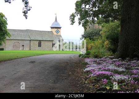 Croft Castle und Parkland in Croft, England Stockfoto