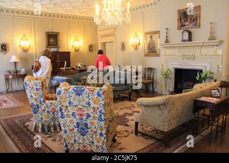 Croft Castle und Parkland in Croft, England Stockfoto