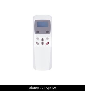 Realistische Fernbedienung von der Klimaanlage. Einfache Mocap für Ihr Design. Vektorrealismus Stock Vektor
