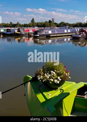 Barton Marina am Trent und Mersey Kanal in Staffordshire England. Stockfoto