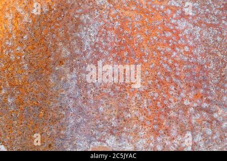 Old Weathered Rusty Metal Texture nützlich für Hintergründe und Overlays Stockfoto