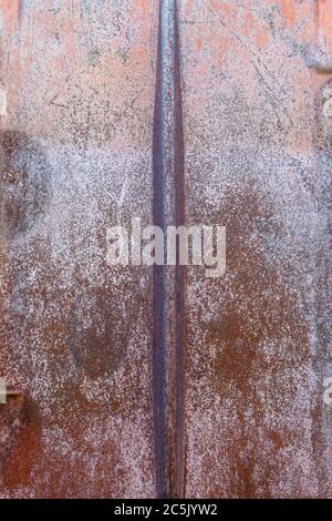 Old Weathered Rusty Metal Texture nützlich für Hintergründe und Overlays Stockfoto