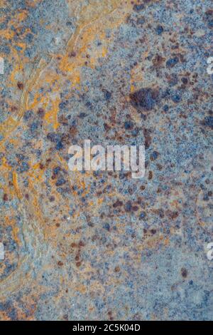 Old Weathered Rusty Metal Texture nützlich für Hintergründe und Overlays Stockfoto