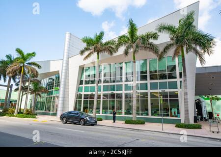 Retro-Design Publix Supermarkt Miami Beach FL Stockfoto