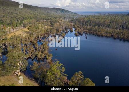 Mountain Lagoon im Wollemi National Park im regionalen New South Wales Stockfoto