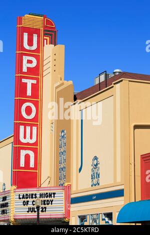 Uptown Theater in Napa City, Napa County, Kalifornien, USA Stockfoto