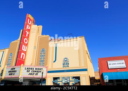 Uptown Theater in Napa City, Napa County, Kalifornien, USA Stockfoto