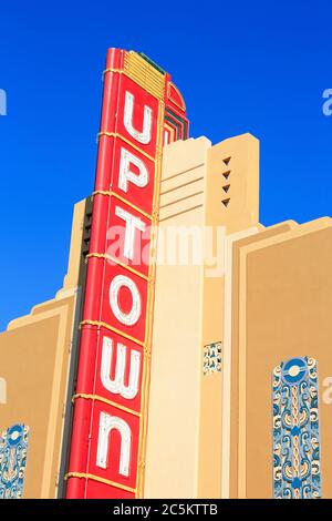 Uptown Theater in Napa City, Napa County, Kalifornien, USA Stockfoto