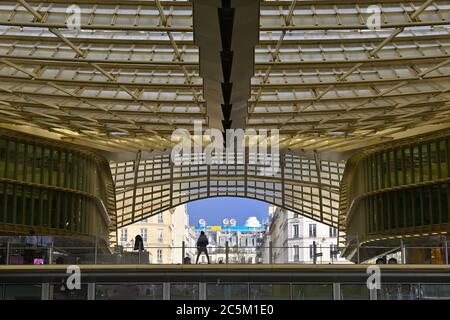 Das renovierte (2018) Chatelet Les Halles Einkaufszentrum und U-Bahn-Station, Paris FR Stockfoto