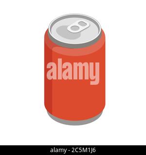 Cola-Flasche, Sodaflasche auf weißem Hintergrund. Vektorgrafik. EPS 10. Stock Vektor