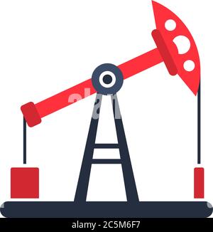 Symbolvektorkonzept Ölstand. Stock Vektor