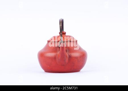 Antike Terrakotta-Teekanne für die Teekocher Stockfoto