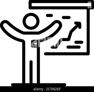 Erfolg Geld Broker Symbol, skizzieren Stil Stock Vektor