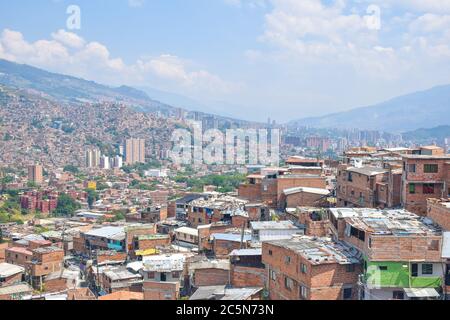 Comuna 13, Medellin, Kolumbien Stockfoto
