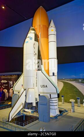 Modell des Space Shuttle Columbia Stockfoto