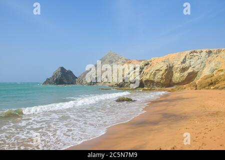 Playa del Pilon, Cabo de la Vela, Kolumbien Stockfoto