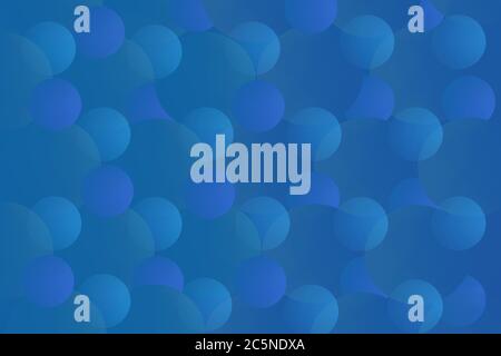 Abstrakte blaue Hintergrundkreise Stockfoto
