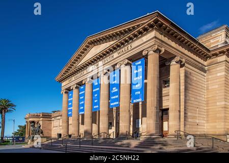 NSW Art Gallery of the Domain Sydney Australien Stockfoto