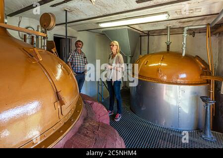 Kommunale Zoigl Brauerei in Windischeschenbach, Deutschland Stockfoto