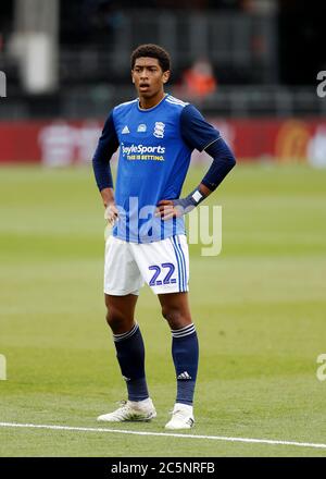 Craven Cottage, London, Großbritannien. Juli 2020. English Championship Football, Fulham versus Birmingham City; Jude Bellingham of Birmingham City Kredit: Action Plus Sports/Alamy Live News Stockfoto