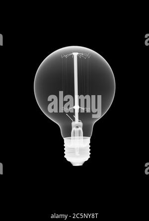 Glühlampe, Röntgenstrahlung. Stockfoto