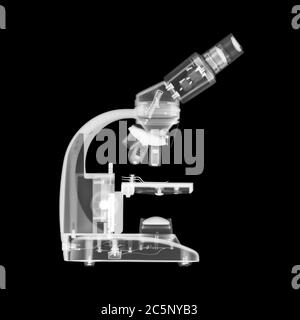 Mikroskop, Röntgen. Stockfoto