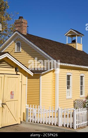 Old Sacramento Schulhaus Museum, Sacramento, Kalifornien, USA Stockfoto